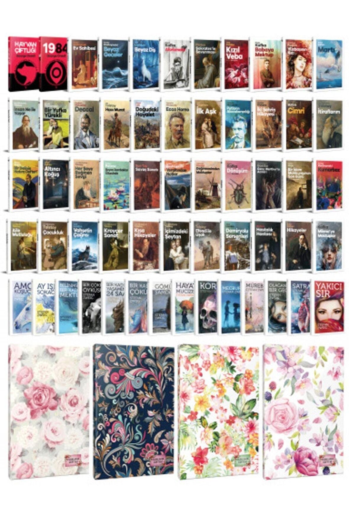 58 Dünya Klasiği Ve Çiçekli Planlama Defteri
Seti -2