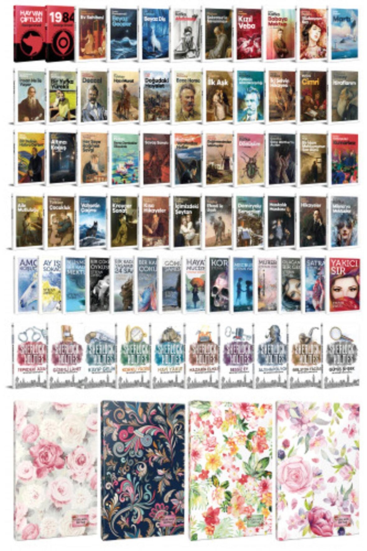 78 Dünya Klasiği Ve Çiçekli Planlama Defteri
Seti -2