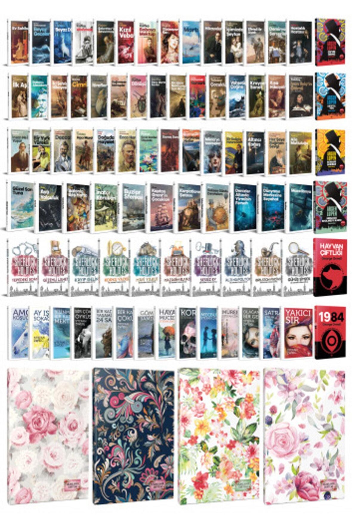 94 Dünya Klasiği Ve Çiçekli Planlama Defteri
Seti -2