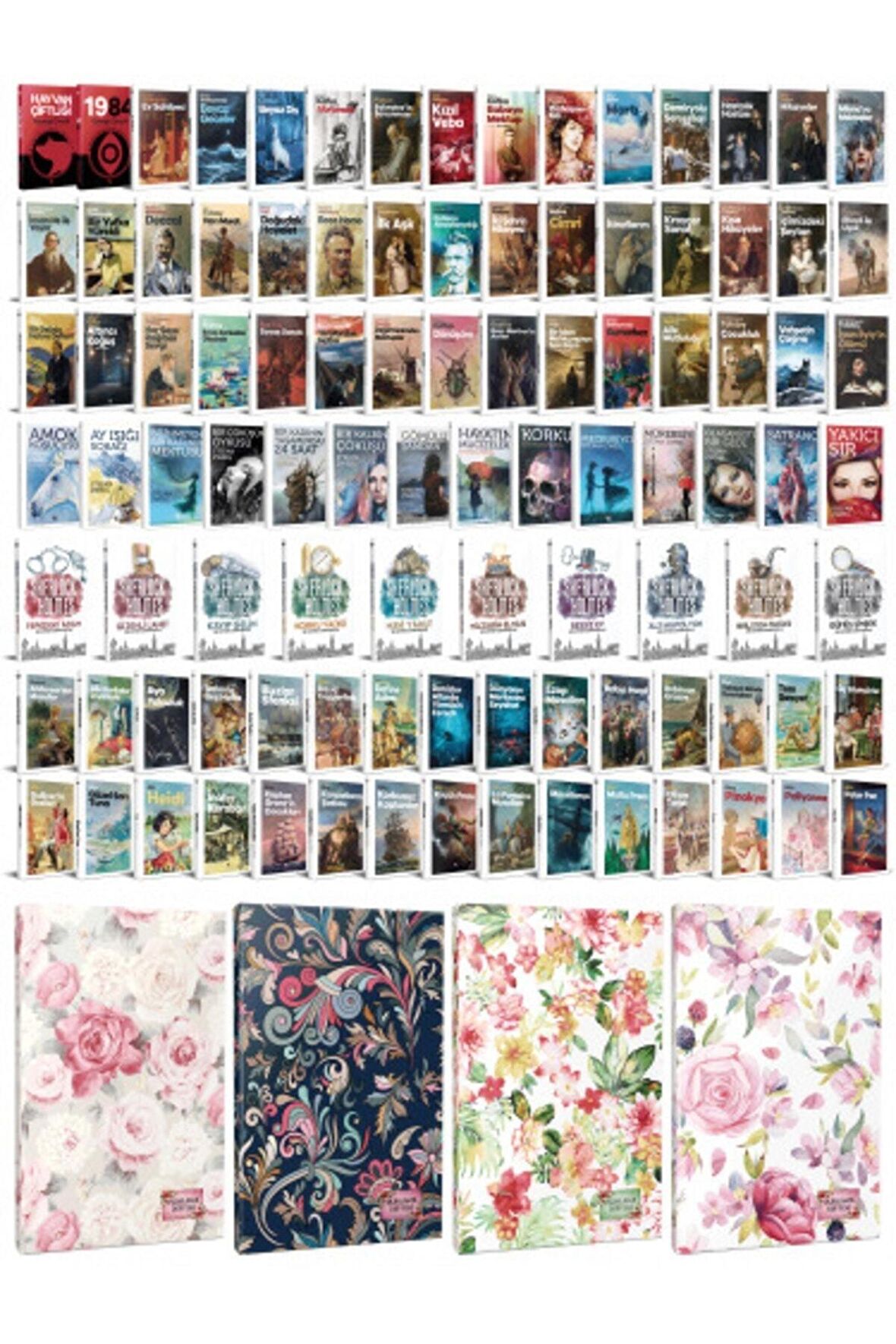 99 Dünya Klasiği Ve Çiçekli Planlama Defteri
Seti -2