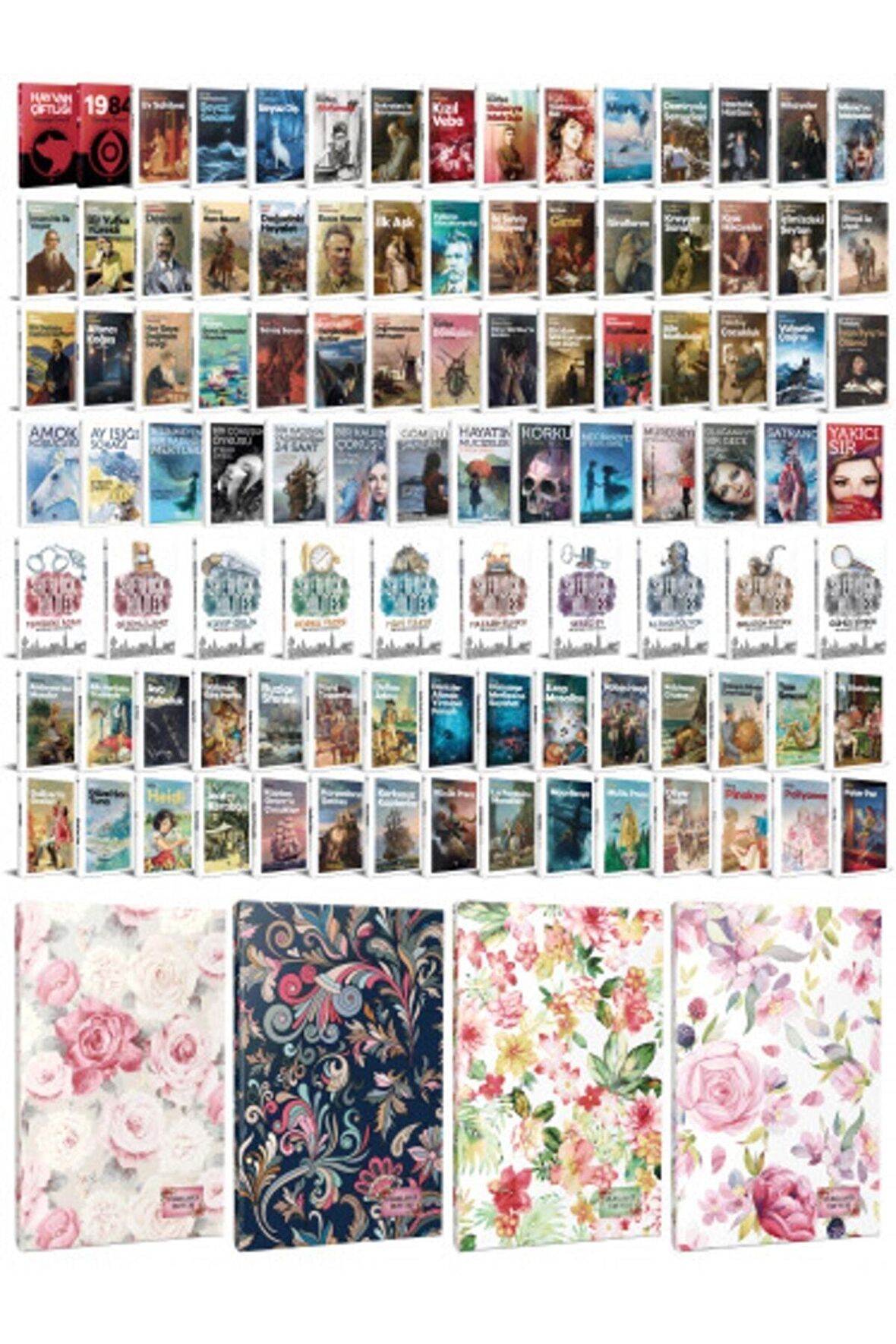 109 Dünya Klasiği Ve Çiçekli Planlama Defteri
Seti -2