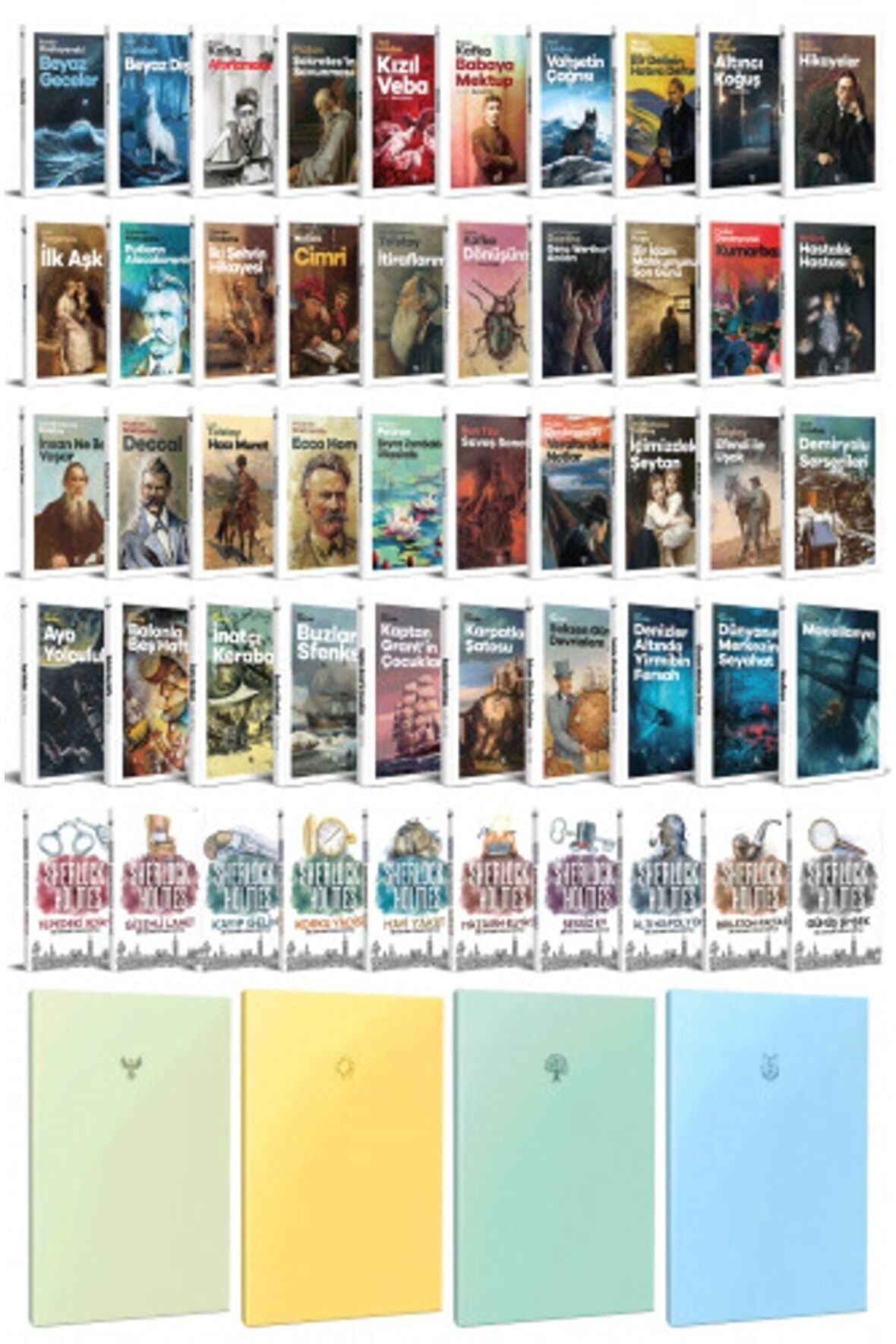 40 Dünya Klasiği Ve Pastel Çizgisiz Defter Seti
-2