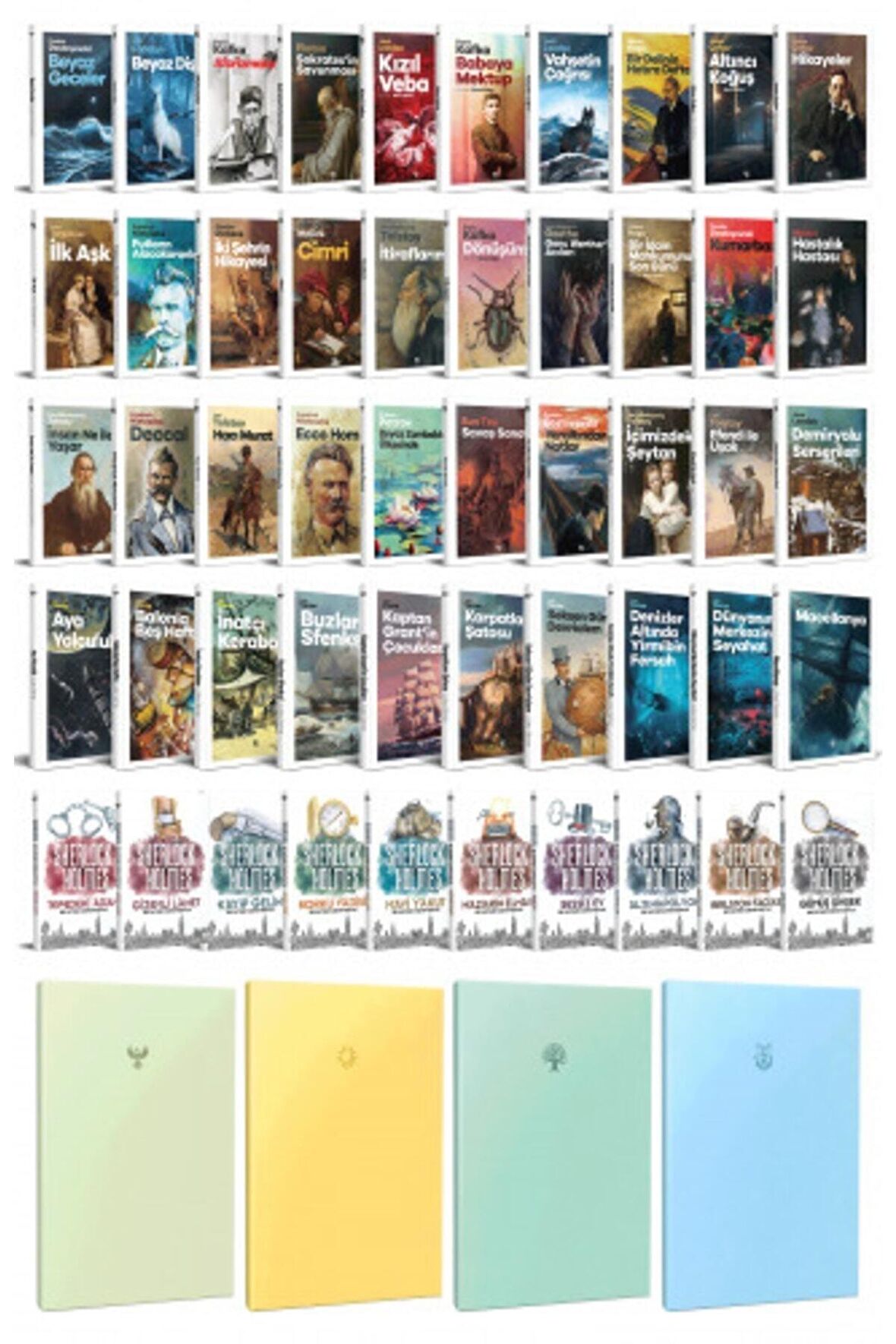 50 Dünya Klasiği Ve Pastel Çizgisiz Defter Seti
-2