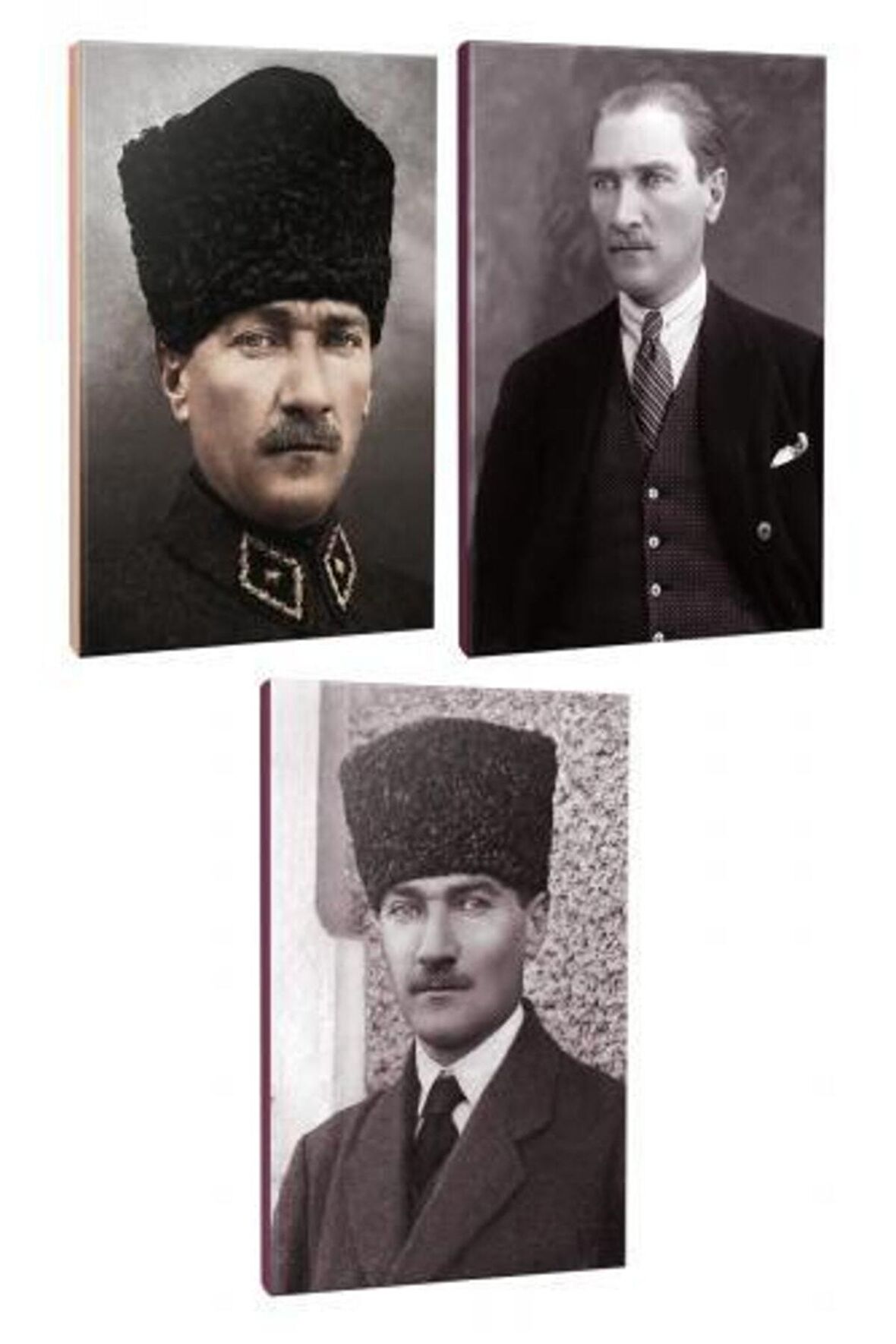 3Lü Atatürk- Çizgili Defter Seti 64 Sayfa
13,5X19,5Cm -7