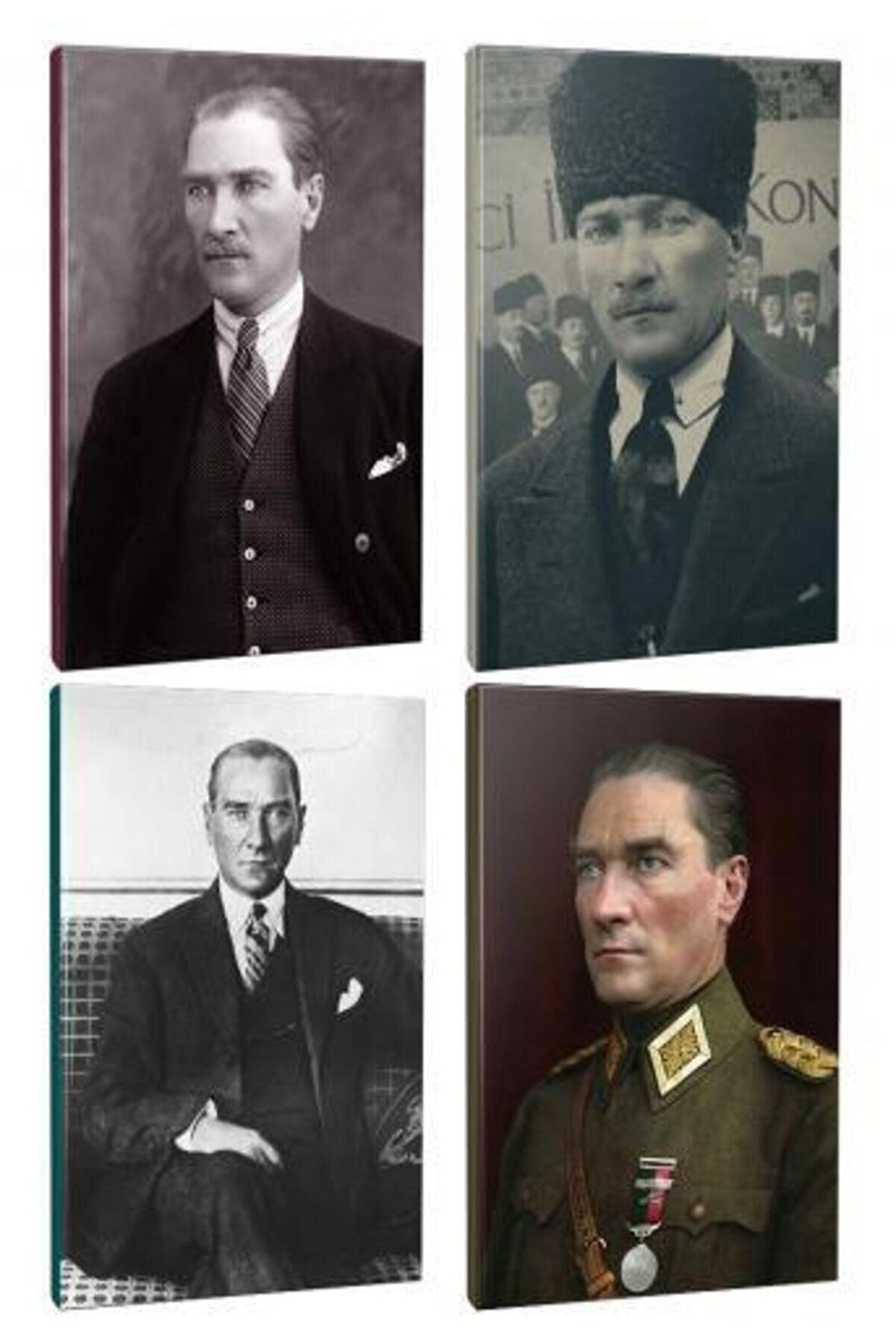 4Lü Atatürk- Çizgili Defter Seti 64 Sayfa
13,5X19,5Cm -2