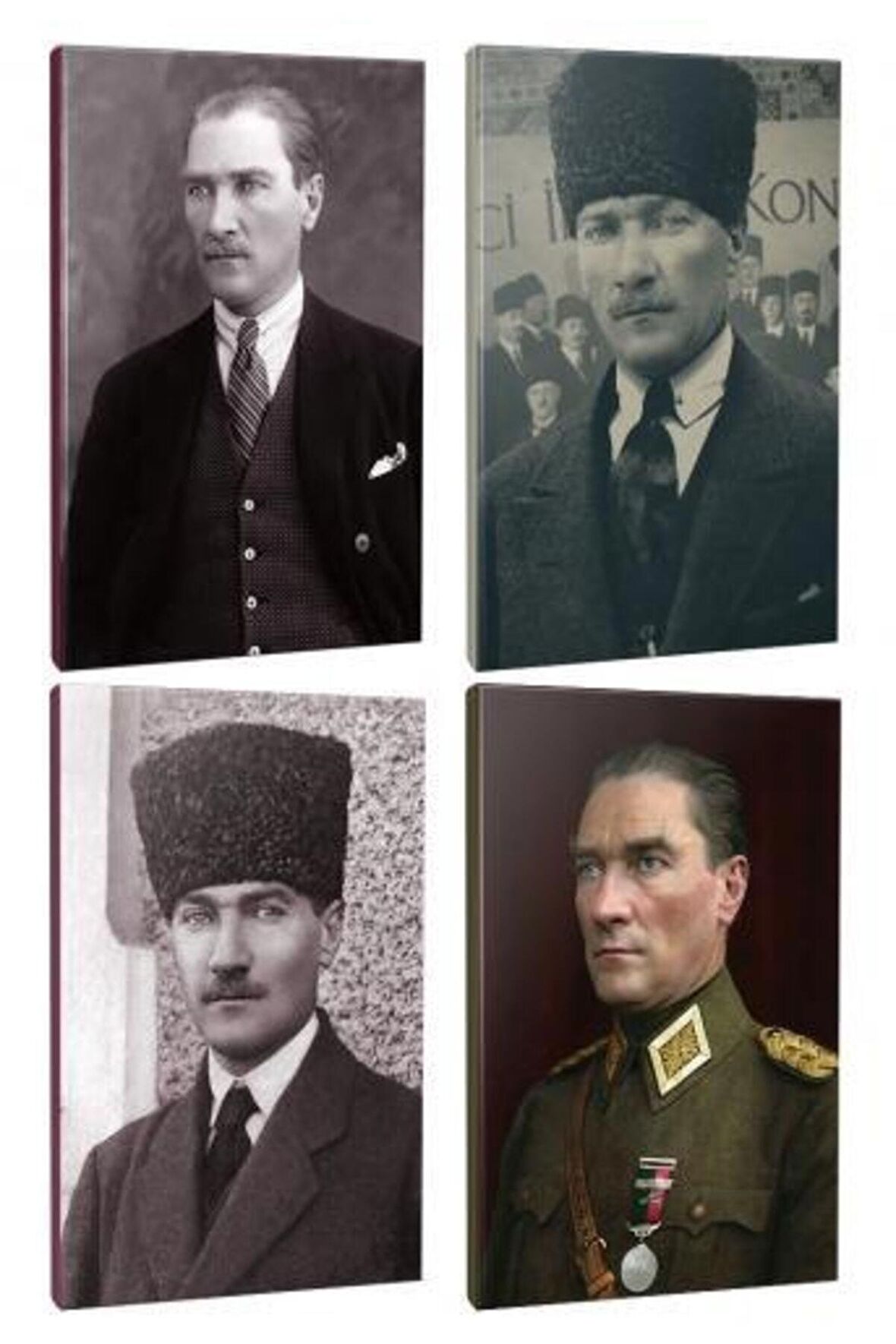 4Lü Atatürk- Çizgili Defter Seti 64 Sayfa
13,5X19,5Cm -3