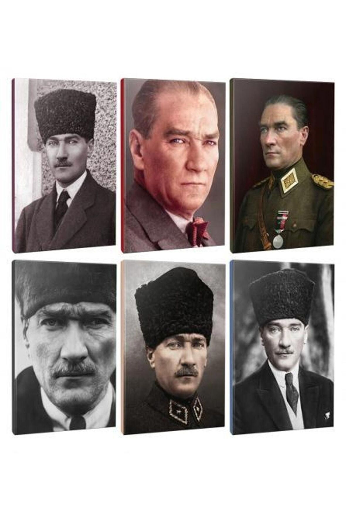 6Lı Atatürk- Çizgili Defter Seti 64 Sayfa
13,5X19,5Cm -2