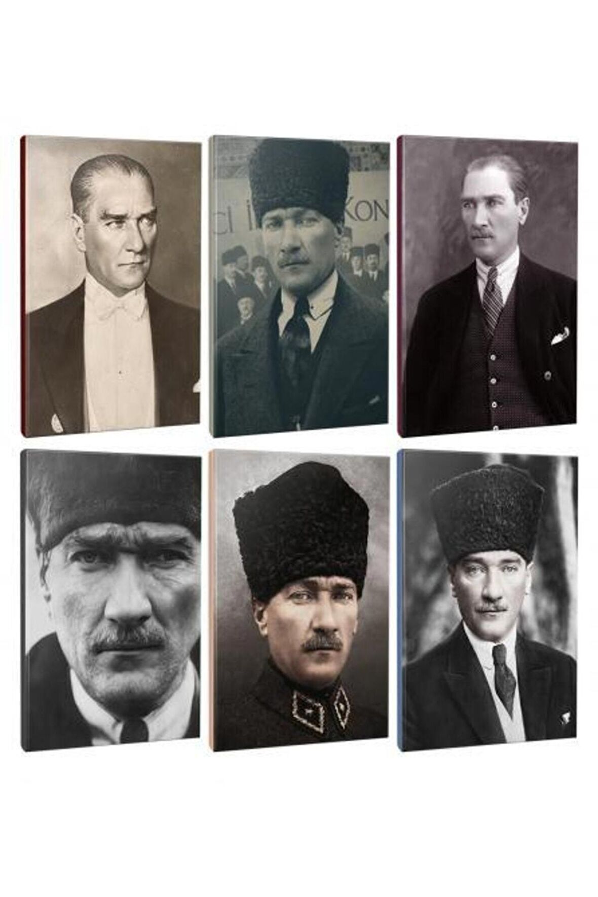 6Lı Atatürk- Çizgili Defter Seti 64 Sayfa
13,5X19,5Cm -5