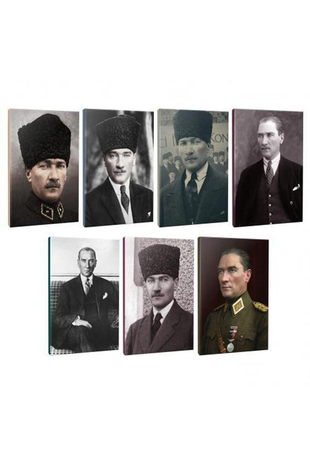 7Li Atatürk- Çizgili Defter Seti 64 Sayfa
13,5X19,5Cm -3