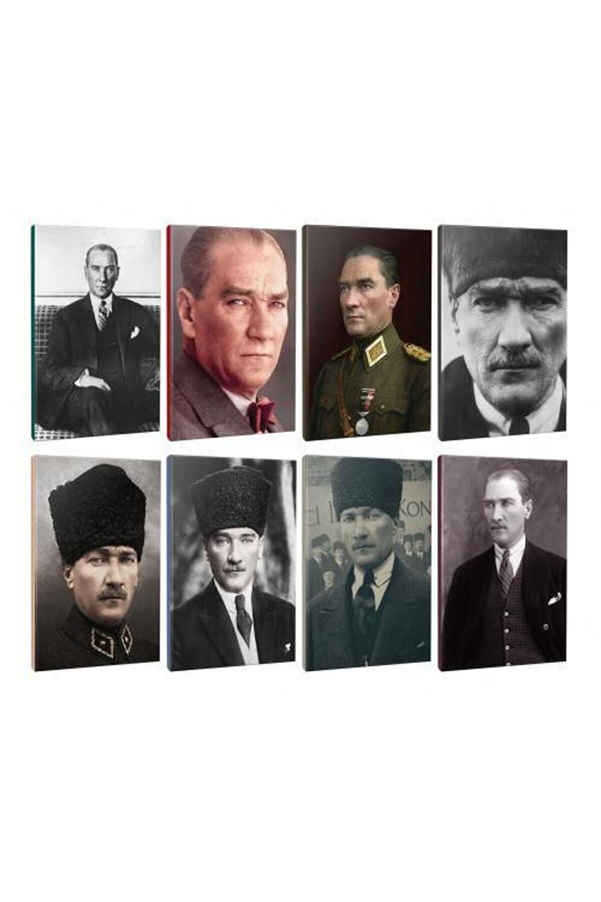 8Li Atatürk- Çizgili Defter Seti 64 Sayfa
13,5X19,5Cm -1