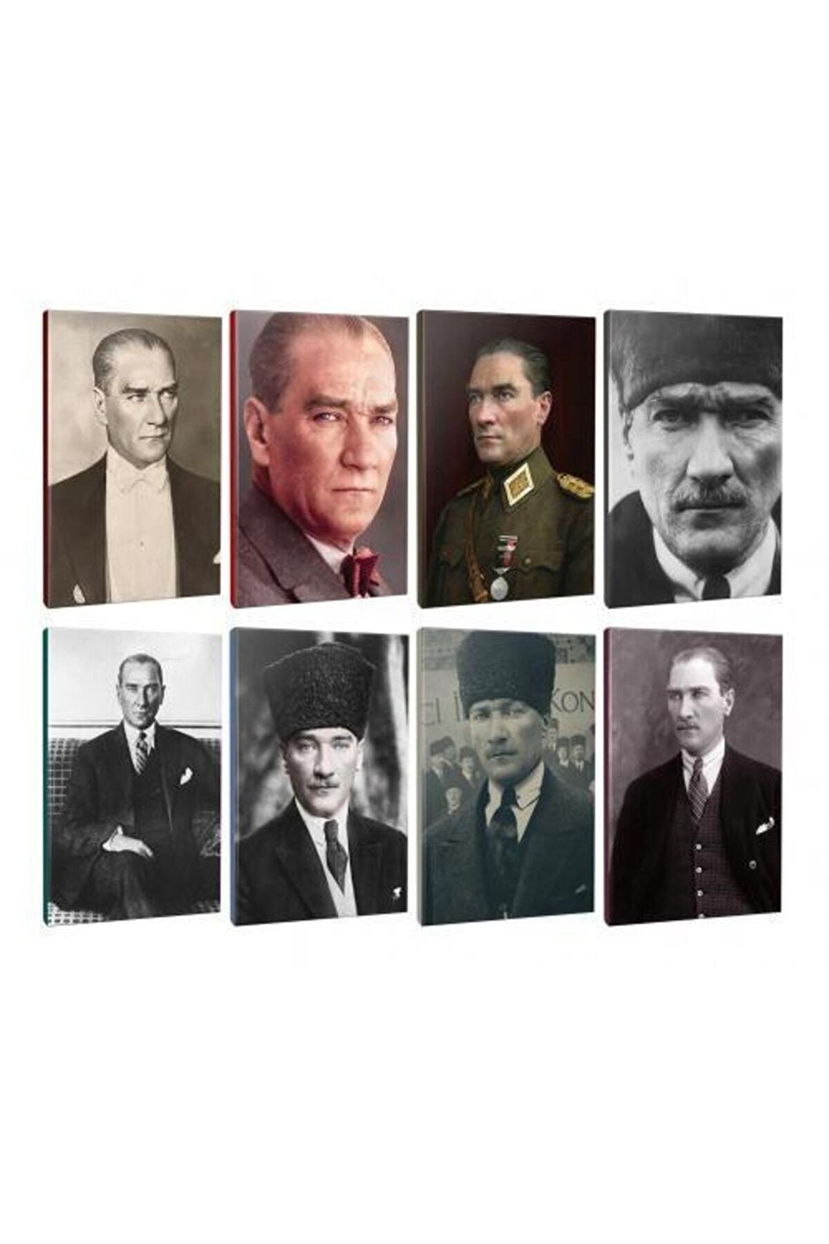 8Li Atatürk- Çizgili Defter Seti 64 Sayfa
13,5X19,5Cm -4
