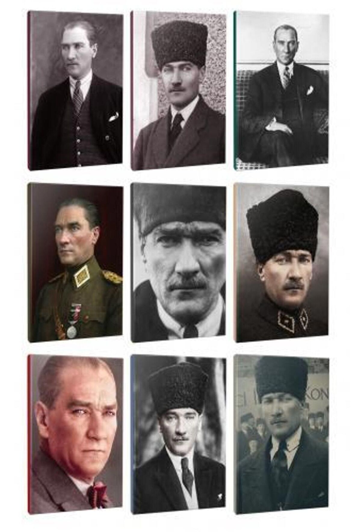 9Lu Atatürk- Çizgili Defter Seti 64 Sayfa
13,5X19,5Cm -1