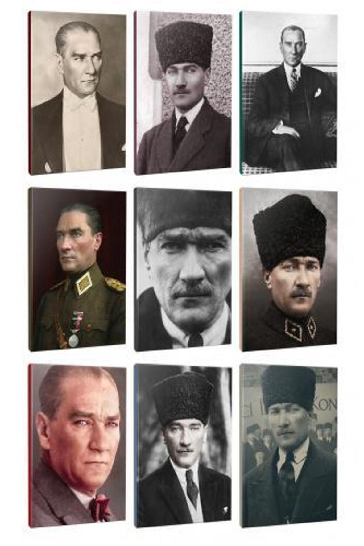 9Lu Atatürk- Çizgili Defter Seti 64 Sayfa
13,5X19,5Cm -2