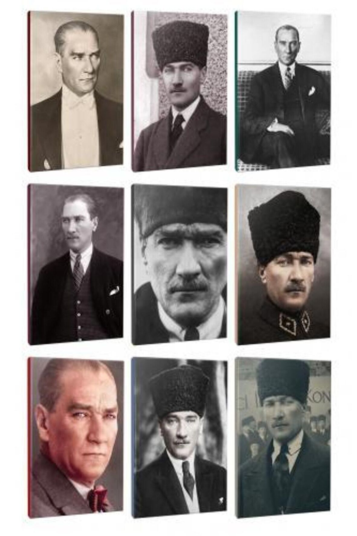 9Lu Atatürk- Çizgili Defter Seti 64 Sayfa
13,5X19,5Cm -5