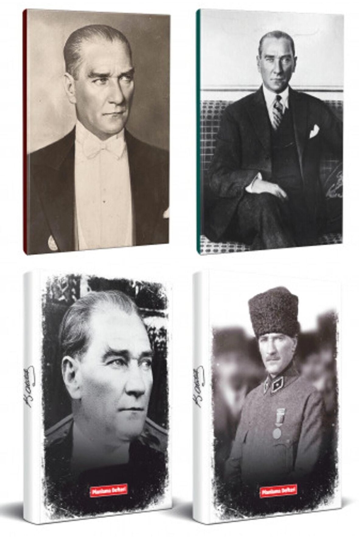 4Lü Atatürk 64 Sayfa 13,5X19,5Cm Defter Ve 176
Sayfa Planlama Defteri Seti -13