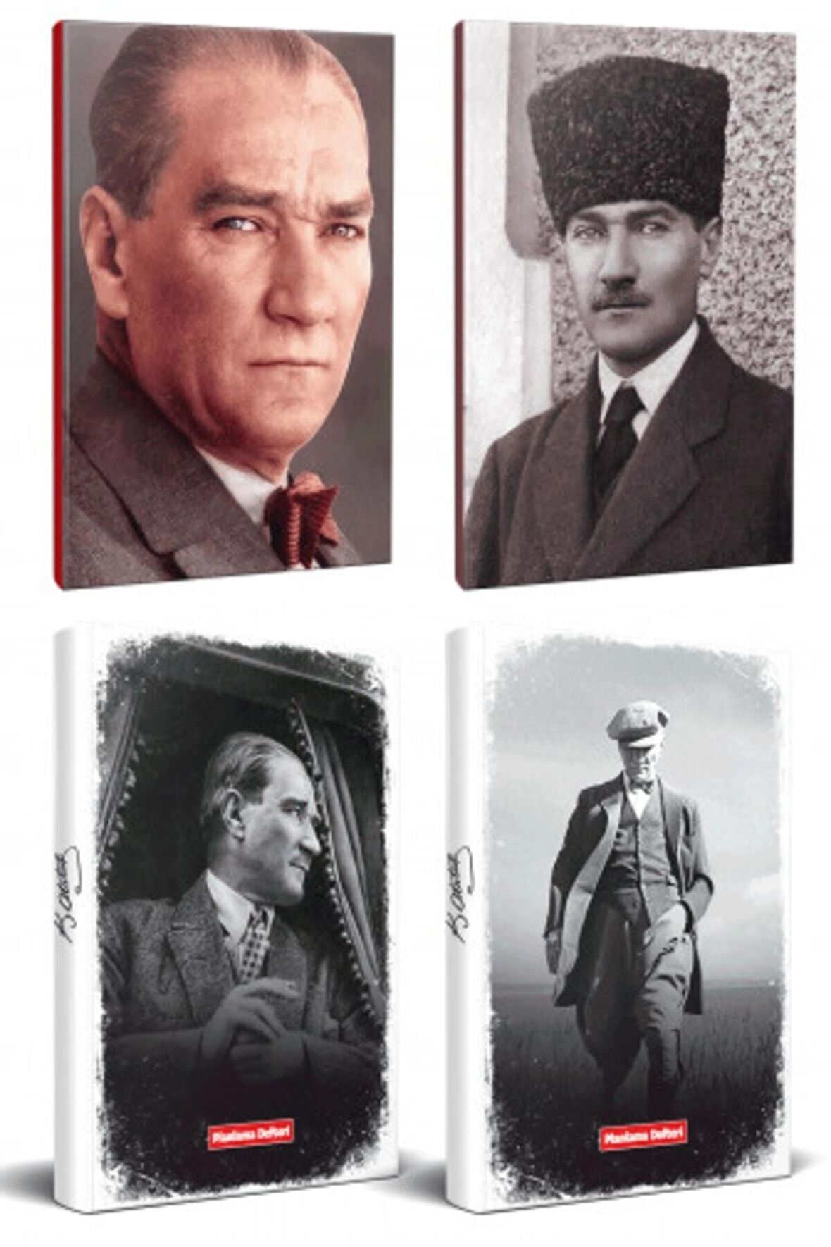 4Lü Atatürk 64 Sayfa 13,5X19,5Cm Defter Ve 176
Sayfa Planlama Defteri Seti -23