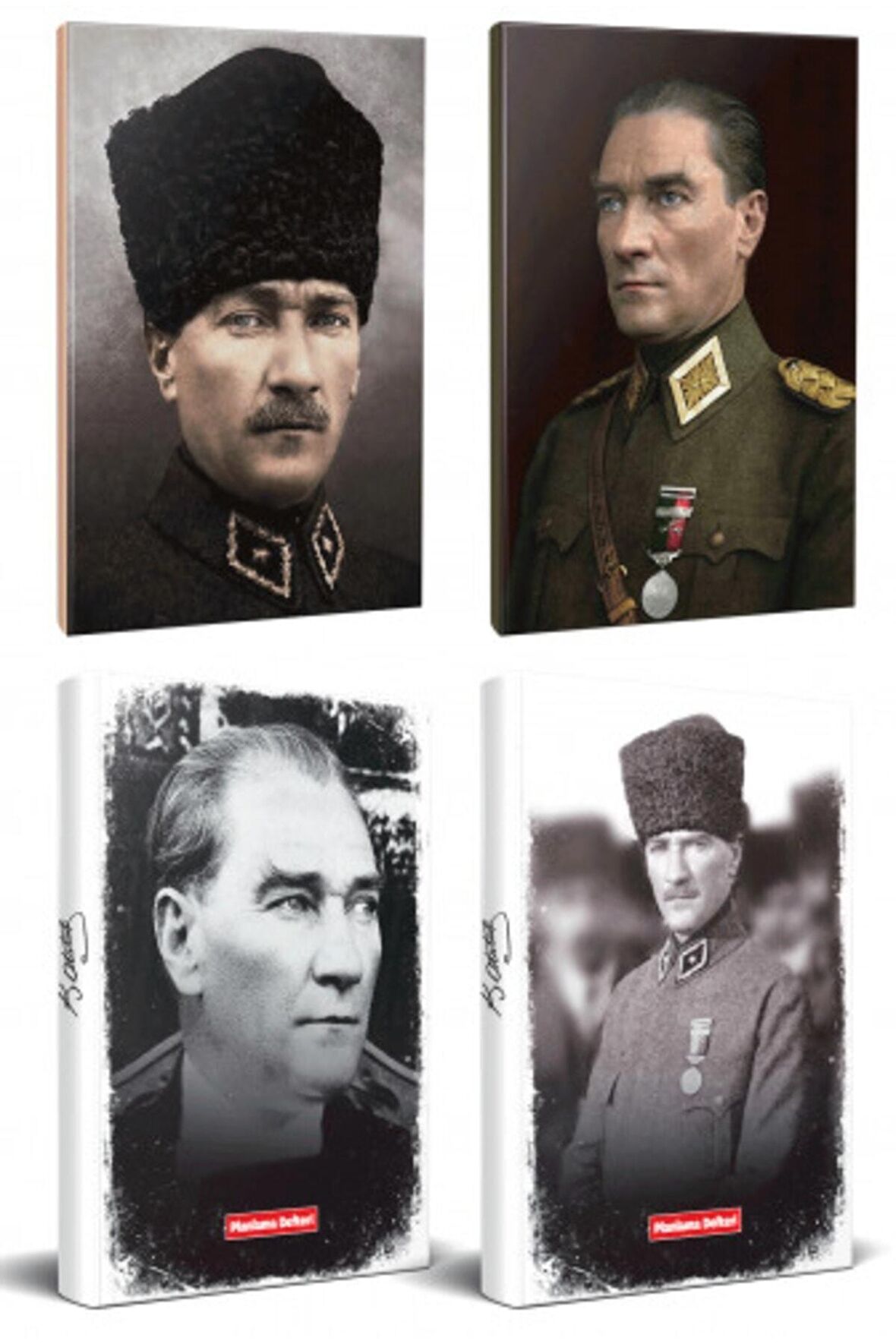 4Lü Atatürk 64 Sayfa 13,5X19,5Cm Defter Ve 176
Sayfa Planlama Defteri Seti -25