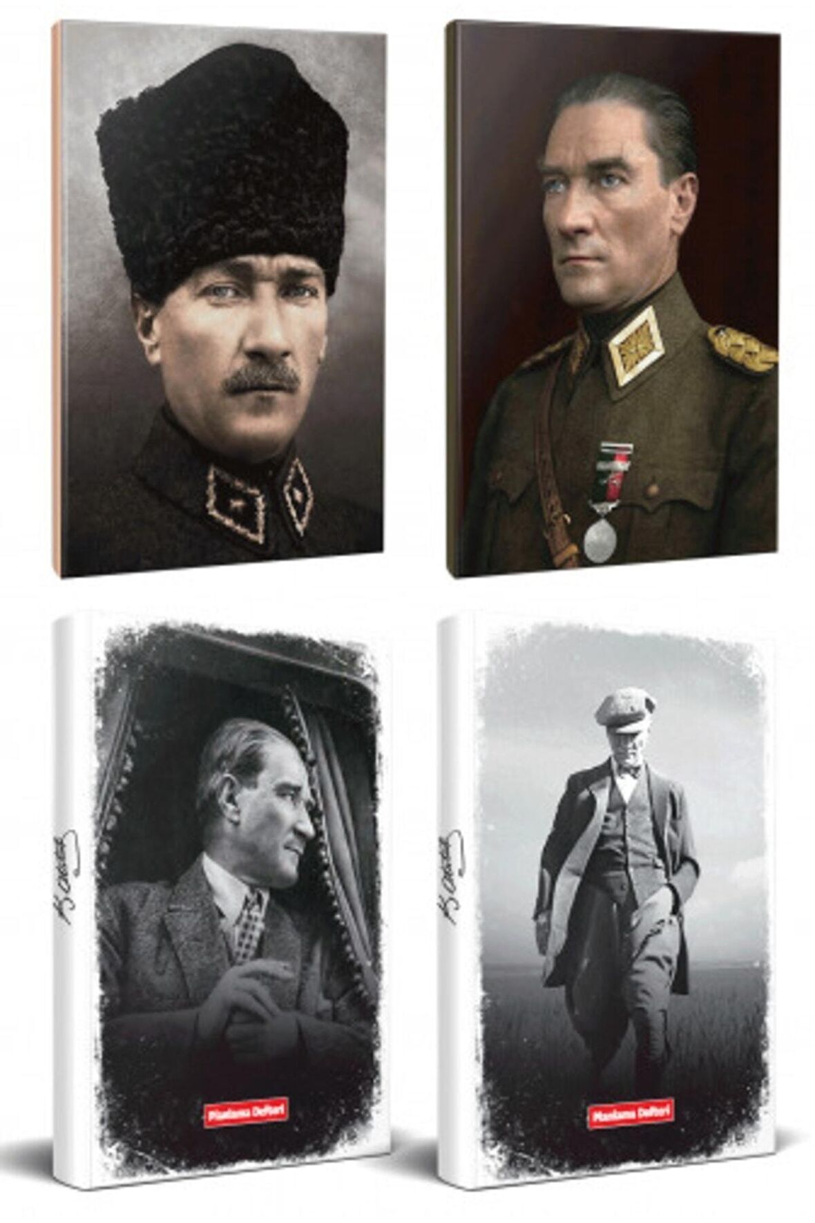 4Lü Atatürk 64 Sayfa 13,5X19,5Cm Defter Ve 176
Sayfa Planlama Defteri Seti -29