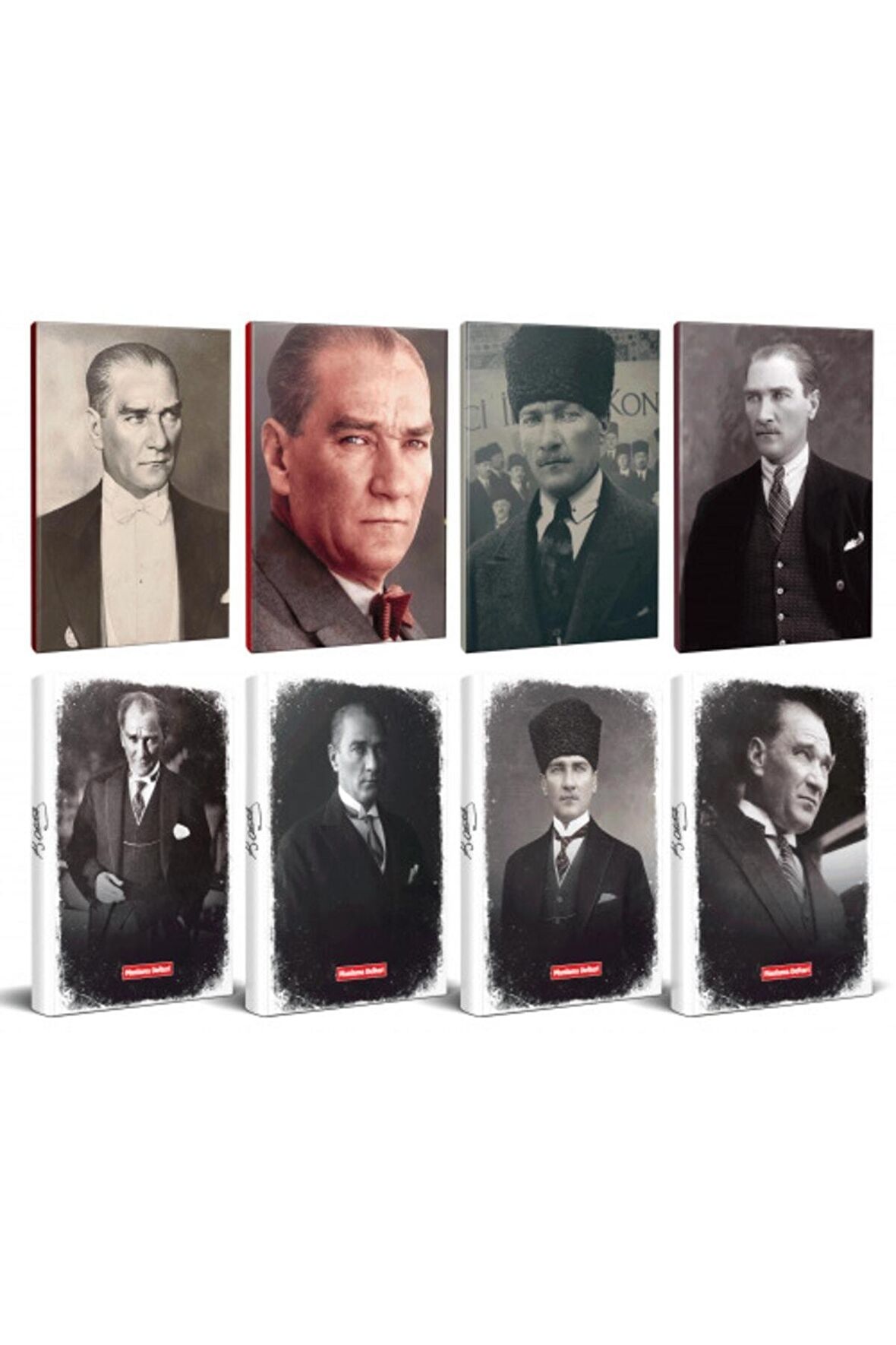 8Li Atatürk 64 Sayfa 13,5X19,5Cm Defter Ve 176
Sayfa Planlama Defteri Seti -5