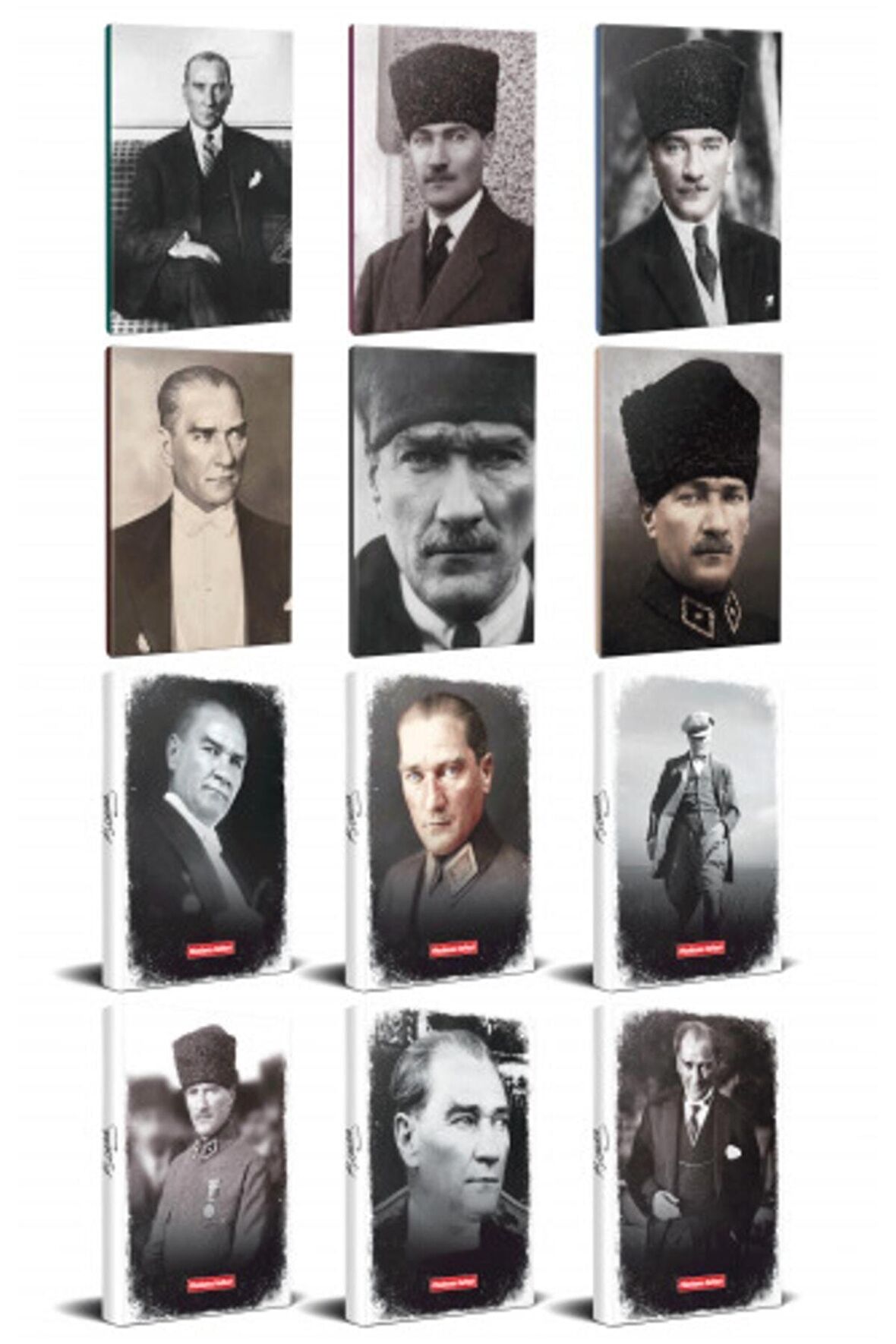 12Li Atatürk 64 Sayfa 13,5X19,5Cm Defter Ve 176
Sayfa Planlama Defteri Seti -1