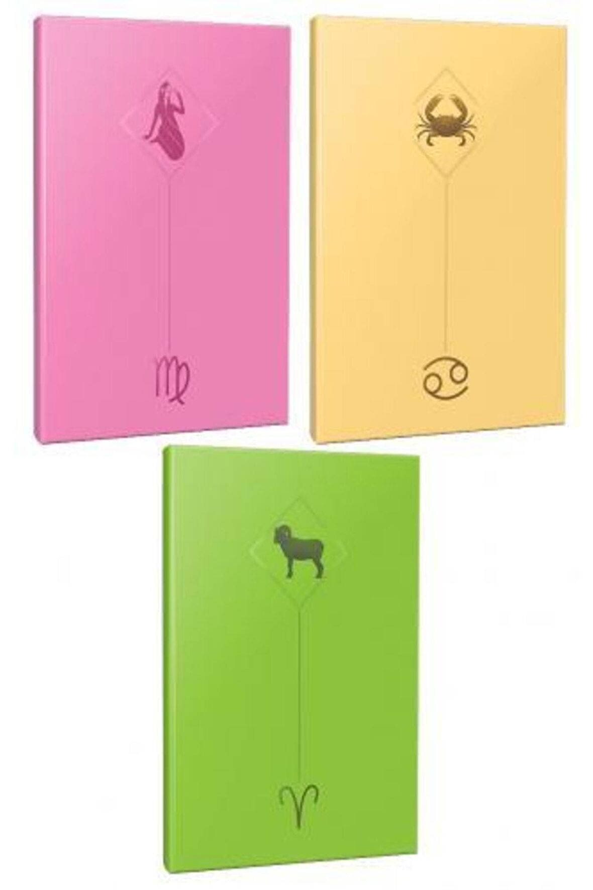 3lü Burç-astroloji Temalı 13,5x19,5cm 64 Sayfa
çizgisiz Defter Seti -5