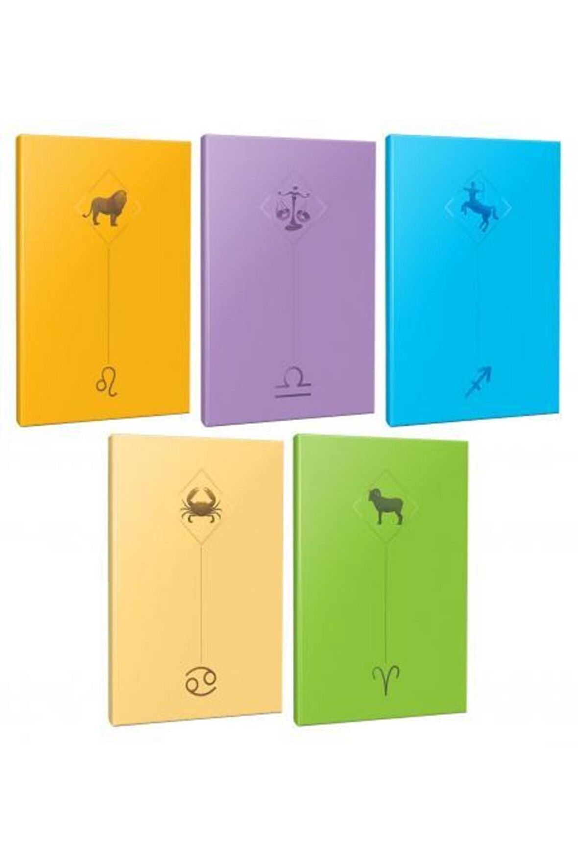 5li Burç-astroloji Temalı 13,5x19,5cm 64 Sayfa
çizgisiz Defter Seti -3