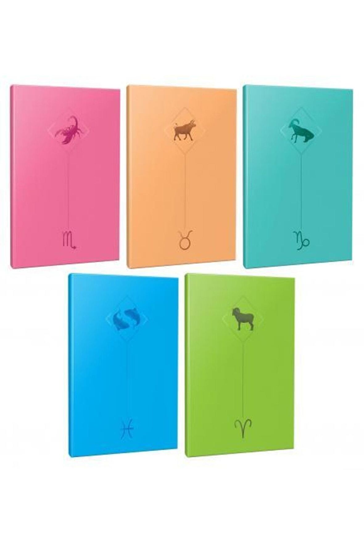 5li Burç-astroloji Temalı 13,5x19,5cm 64 Sayfa
çizgisiz Defter Seti -8