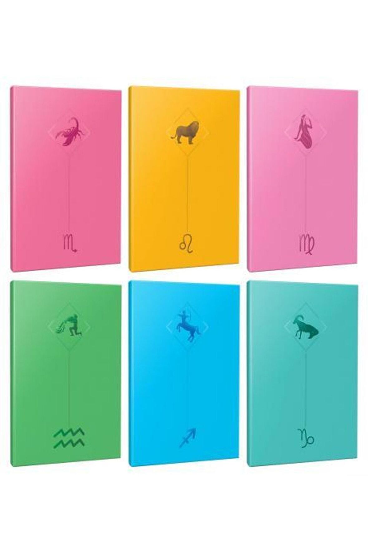 6lı Burç-astroloji Temalı 13,5x19,5cm 64 Sayfa
çizgisiz Defter Seti -6