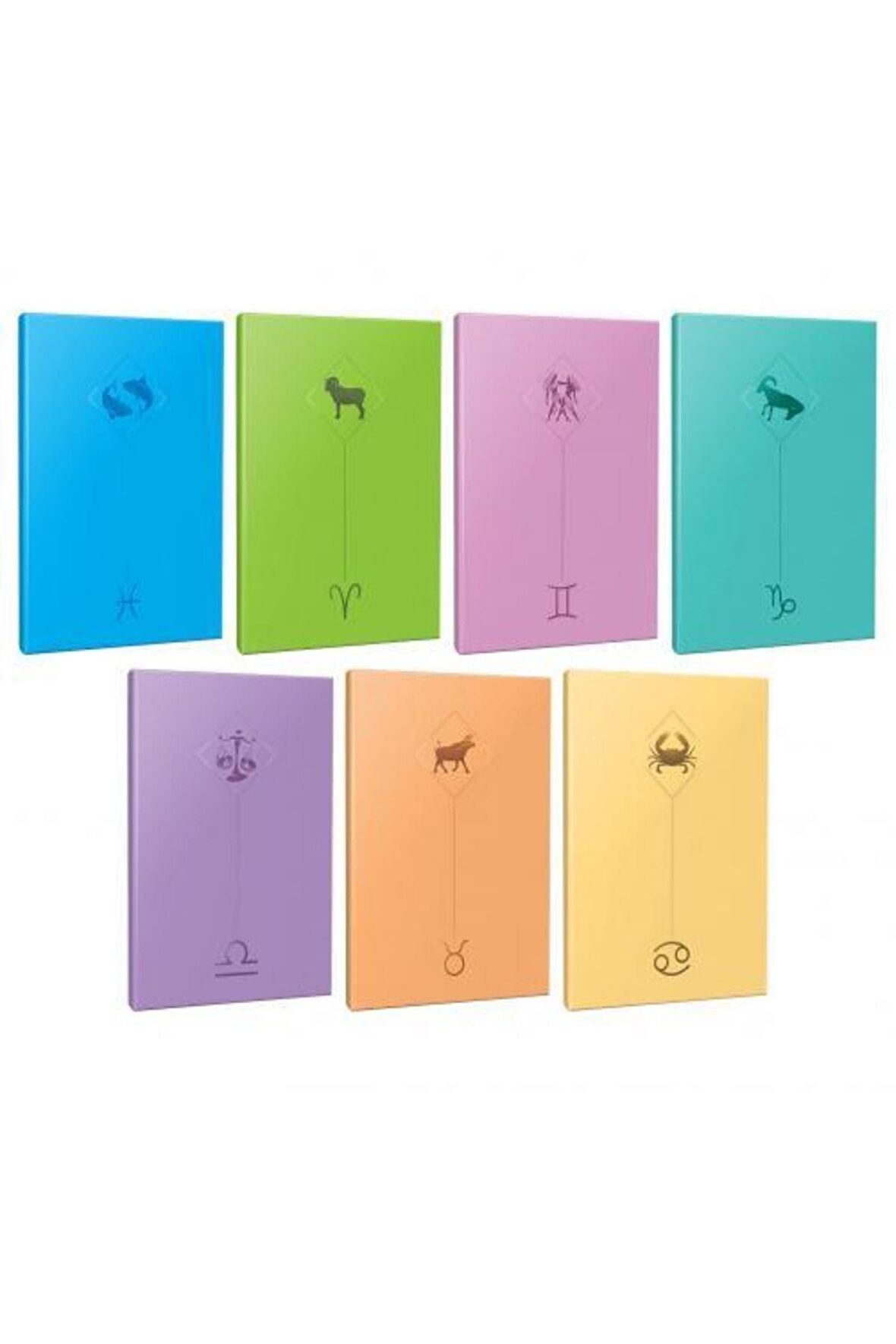 7li Burç-astroloji Temalı 13,5x19,5cm 64 Sayfa
çizgisiz Defter Seti -1