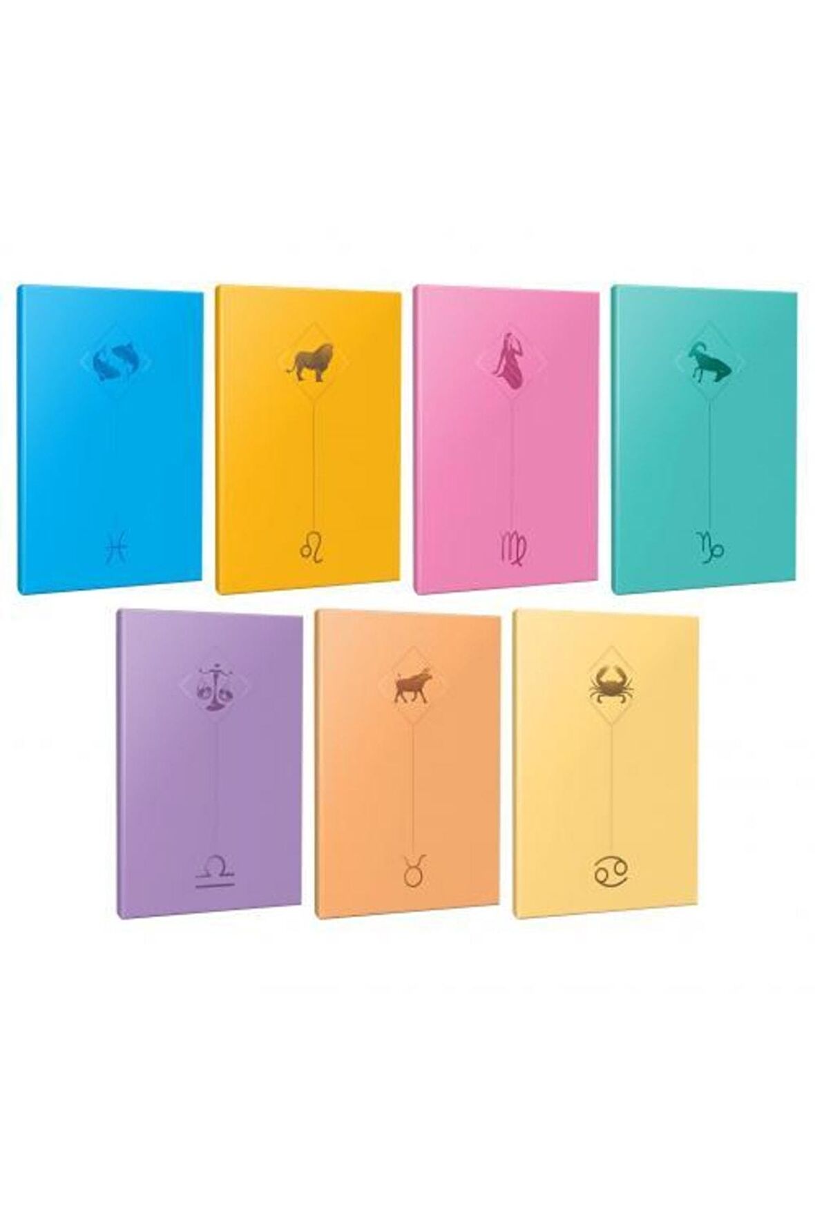 7li Burç-astroloji Temalı 13,5x19,5cm 64 Sayfa
çizgisiz Defter Seti -3