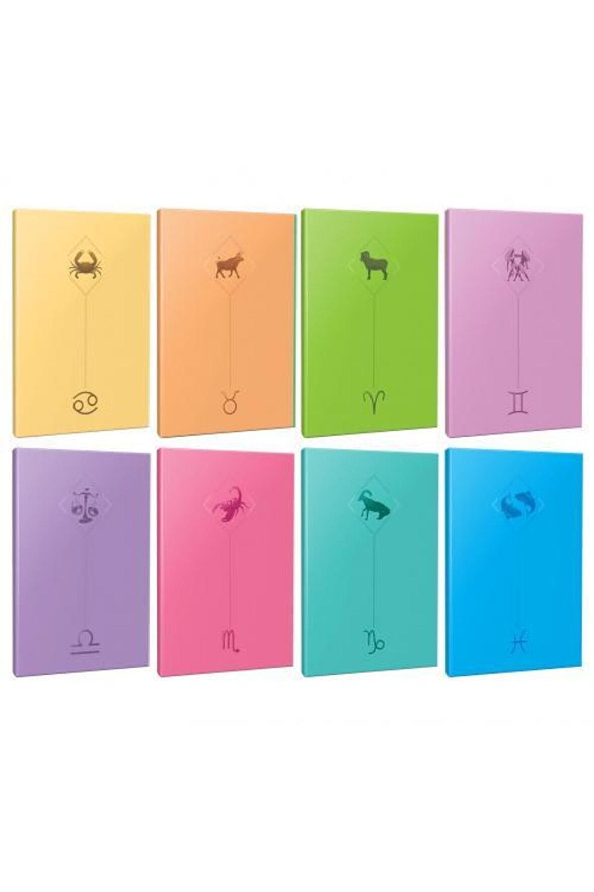 8li Burç-astroloji Temalı 13,5x19,5cm 64 Sayfa
çizgisiz Defter Seti -1