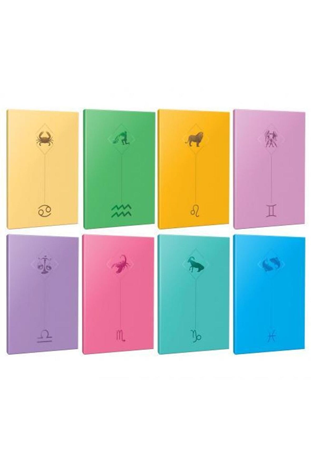 8li Burç-astroloji Temalı 13,5x19,5cm 64 Sayfa
çizgisiz Defter Seti -3