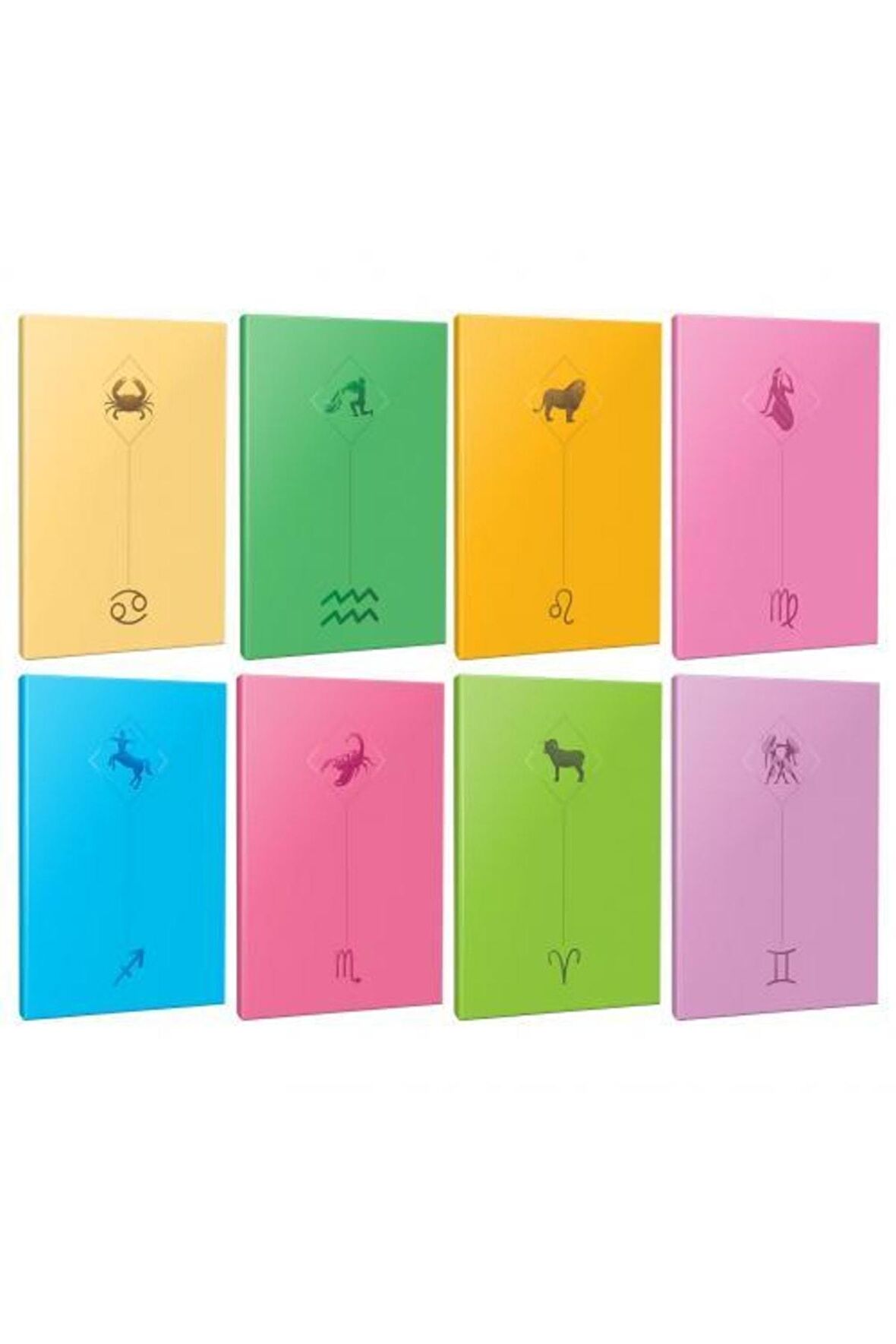 8li Burç-astroloji Temalı 13,5x19,5cm 64 Sayfa
çizgisiz Defter Seti -7