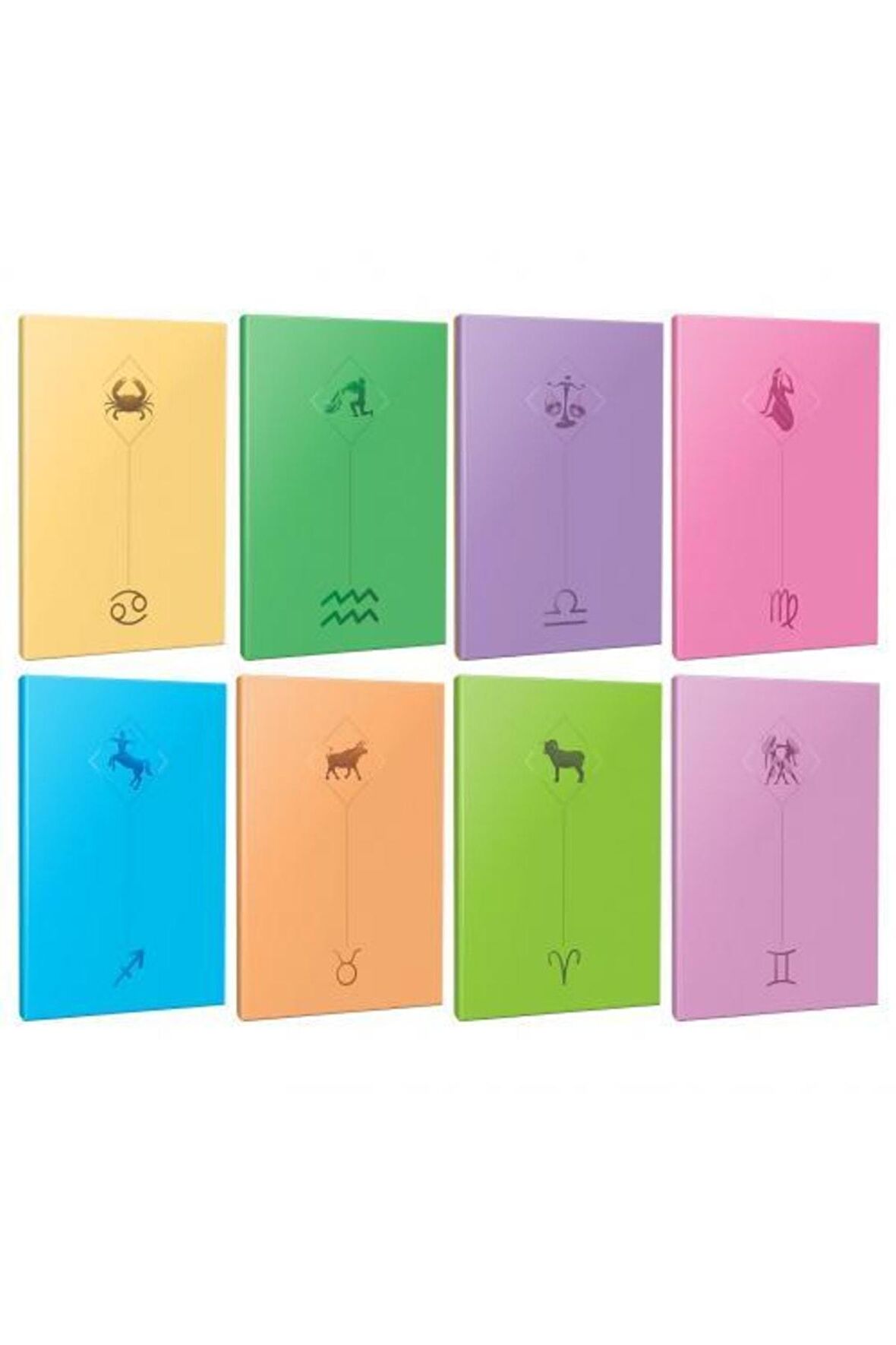 8li Burç-astroloji Temalı 13,5x19,5cm 64 Sayfa
çizgisiz Defter Seti -10