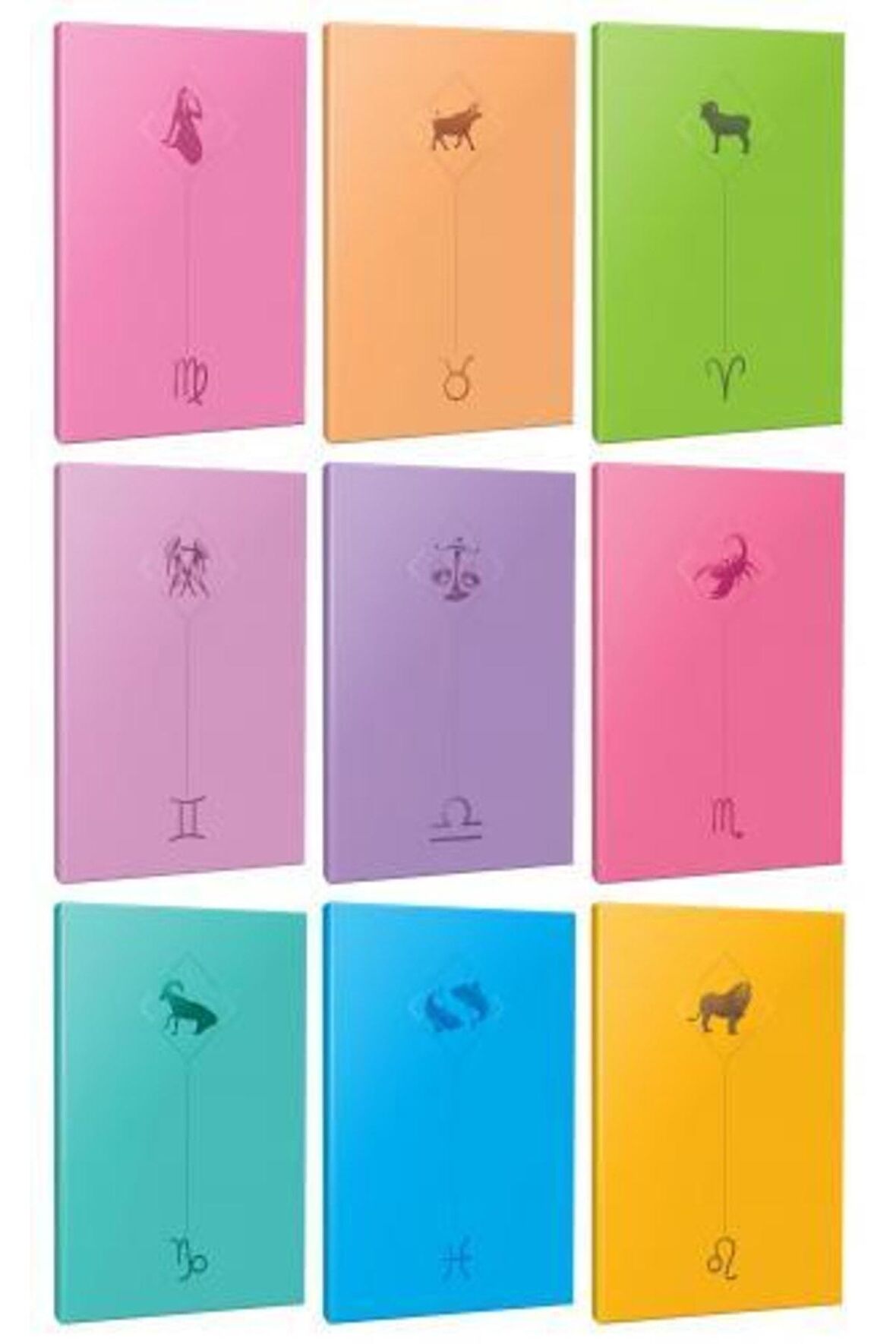 9lu Burç-astroloji Temalı 13,5x19,5cm 64 Sayfa
çizgisiz Defter Seti -1