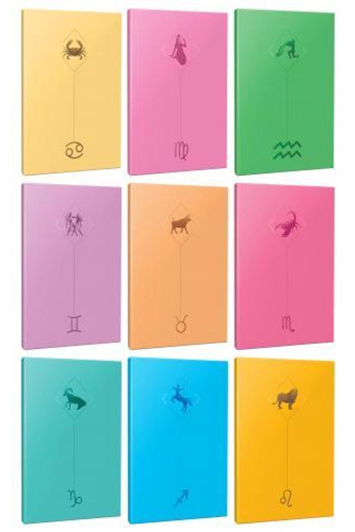 9lu Burç-astroloji Temalı 13,5x19,5cm 64 Sayfa
çizgisiz Defter Seti -7