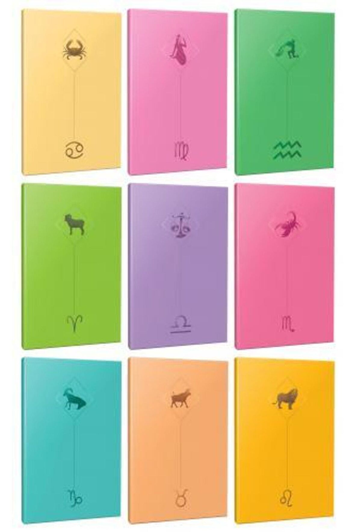 9lu Burç-astroloji Temalı 13,5x19,5cm 64 Sayfa
çizgisiz Defter Seti -10