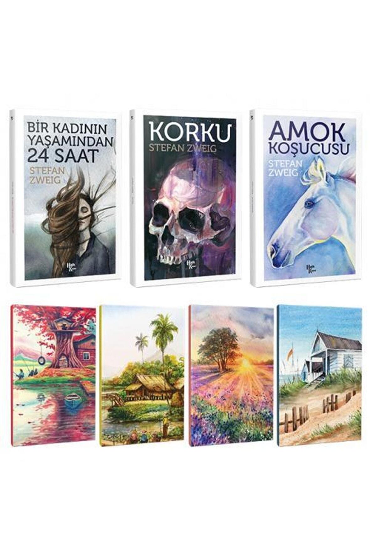 Stefan Zweig 3 Kitap Bir Arada Ve 4 Defter -1