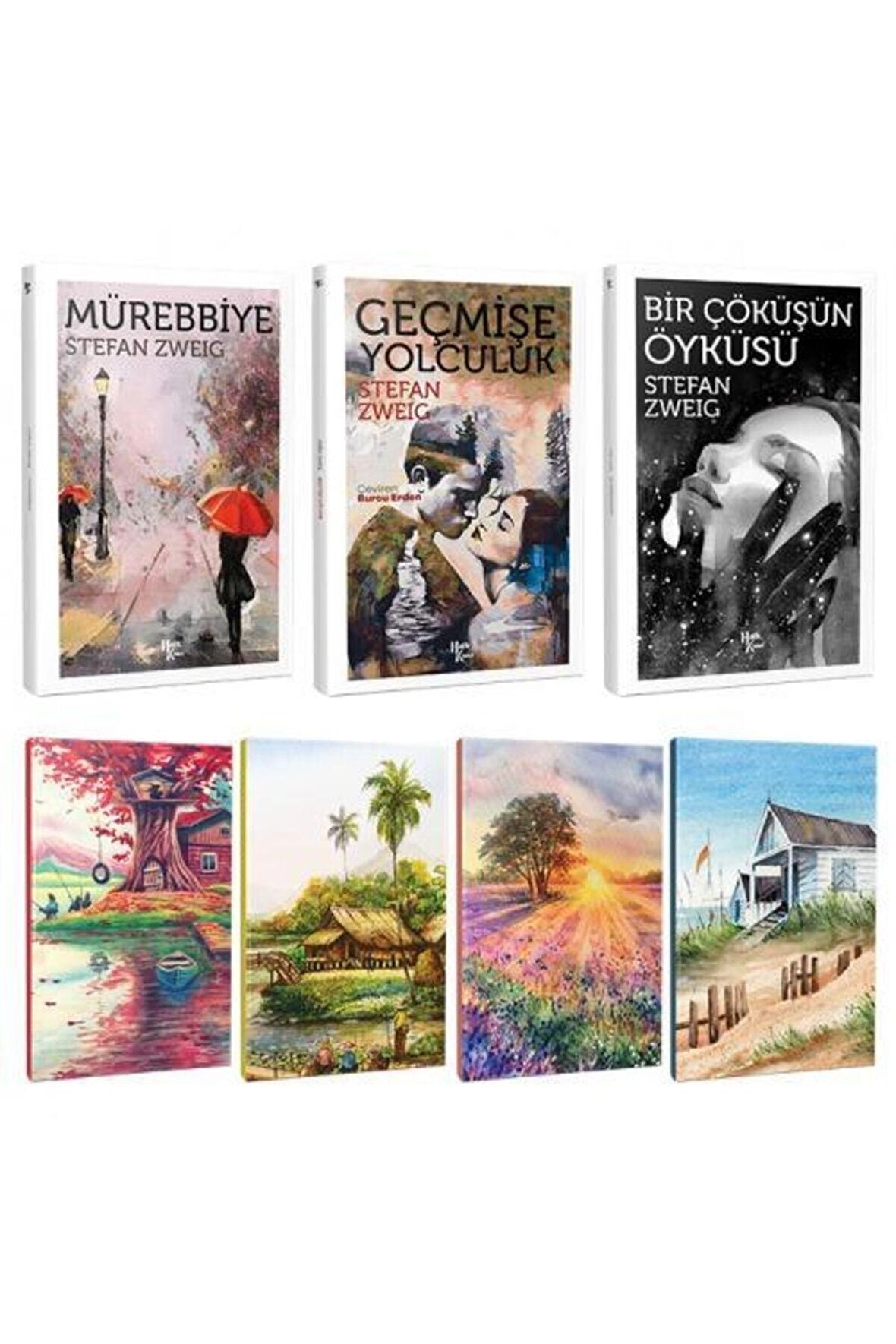 Stefan Zweig 3 Kitap Bir Arada Ve 4 Defter -3