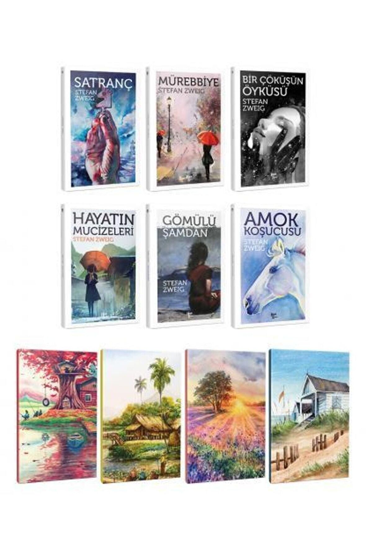 Stefan Zweig 6 Kitap Bir Arada Ve 4 Defter -2