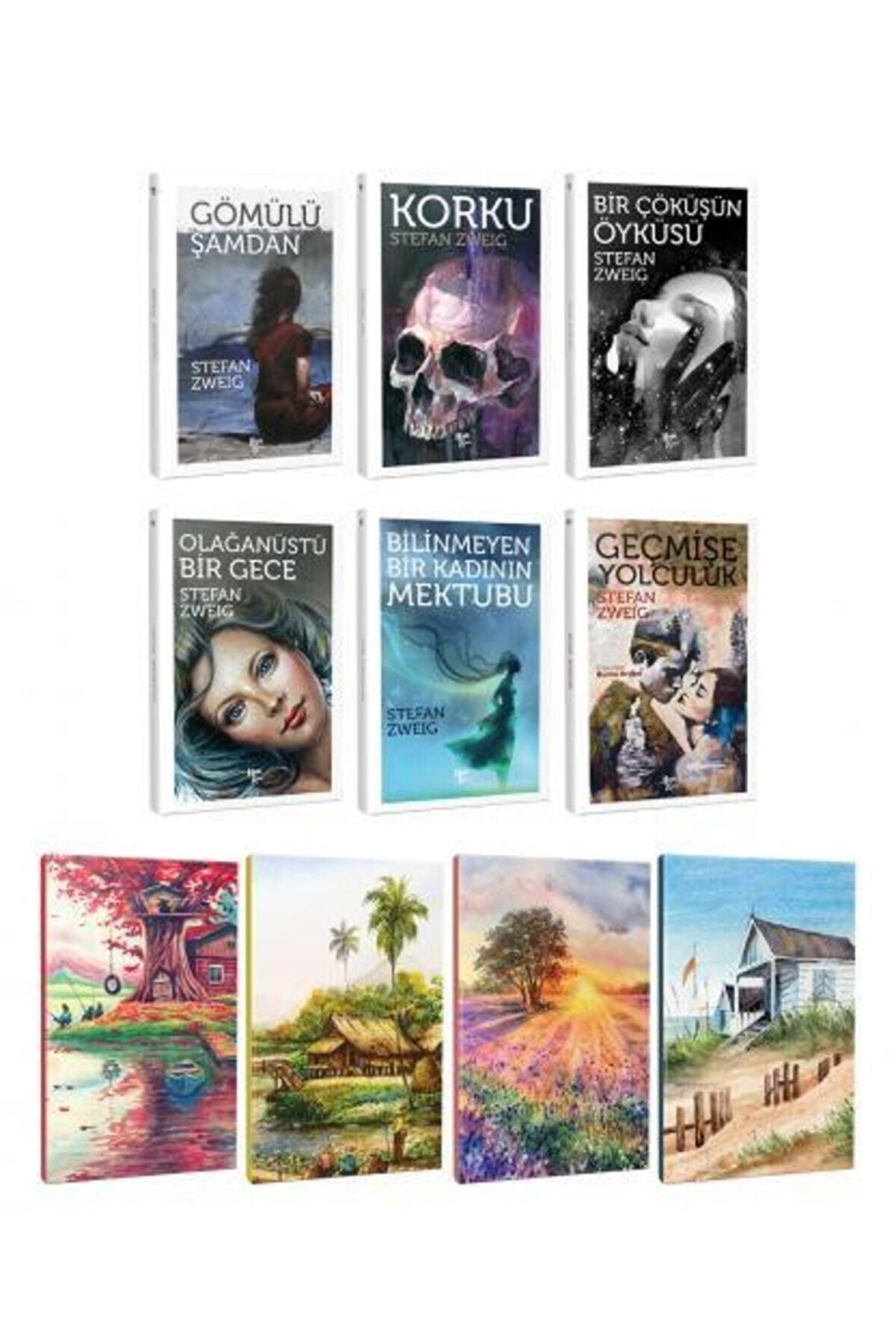 Stefan Zweig 6 Kitap Bir Arada Ve 4 Defter -4