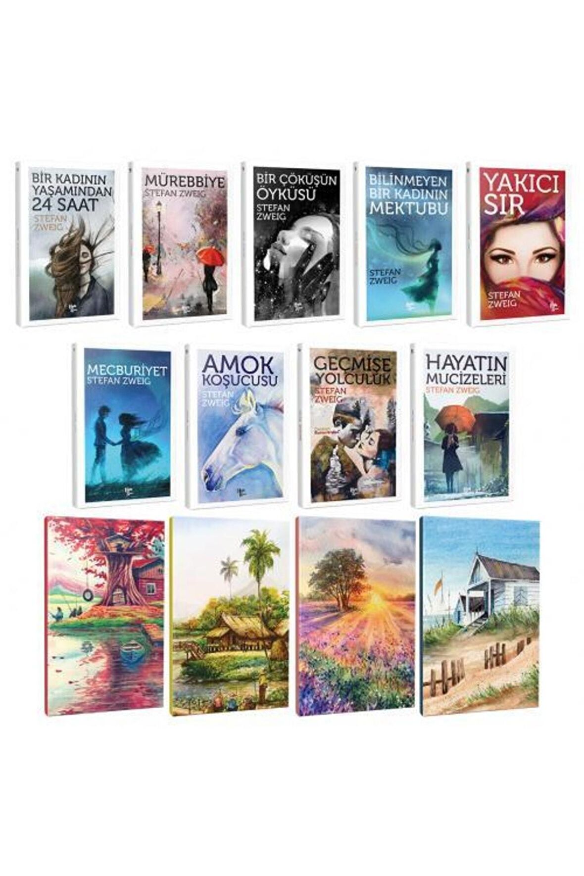 Stefan Zweig 9 Kitap Bir Arada Ve 4 Defter -3