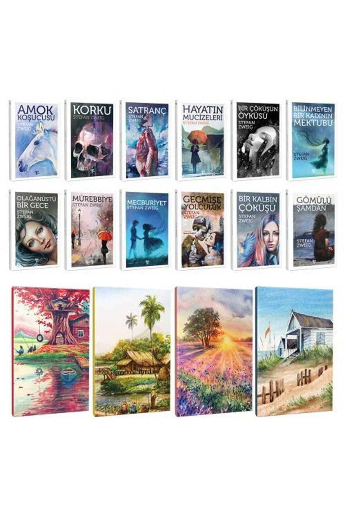 Stefan Zweig 12 Kitap Bir Arada Ve 4 Defter -3