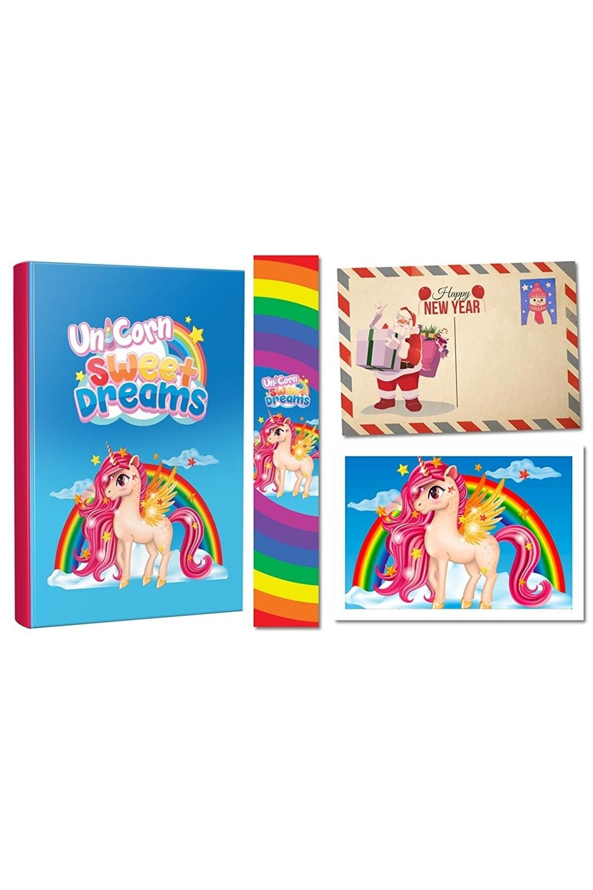 Kartpostallı Hediye Set - 128 Sayfa Defter 1 Kartpostal 1 Ayrac?