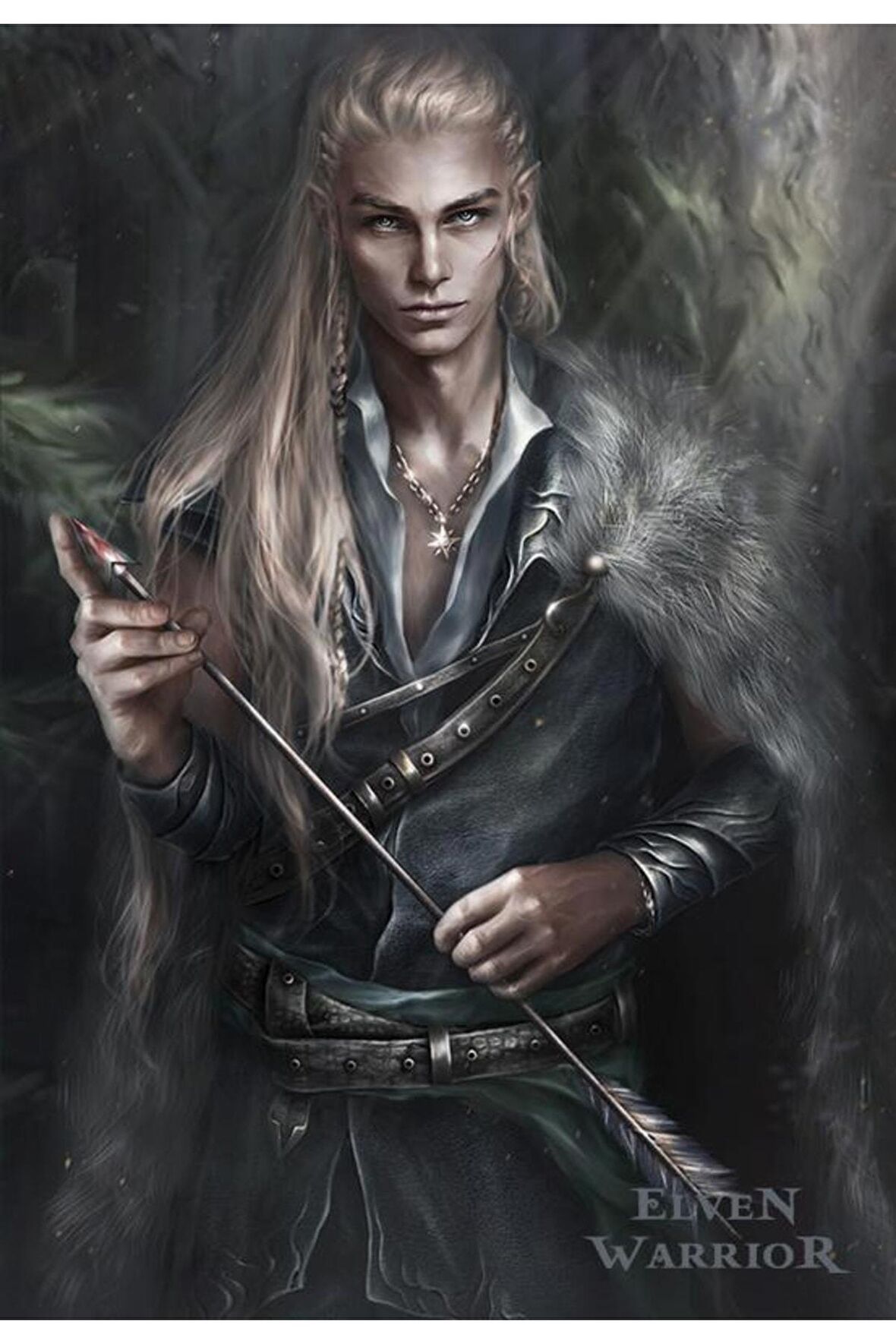 Elven Warrior 13,5x19,5cm Çizgili Defter 128 Sayfa