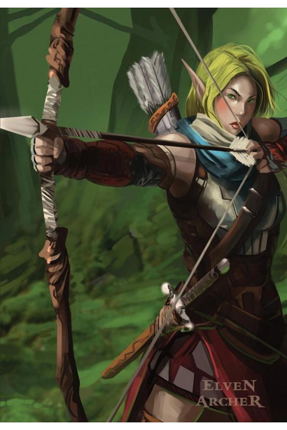 Elven Archer 13,5x19,5cm Çizgili Defter 128 Sayfa