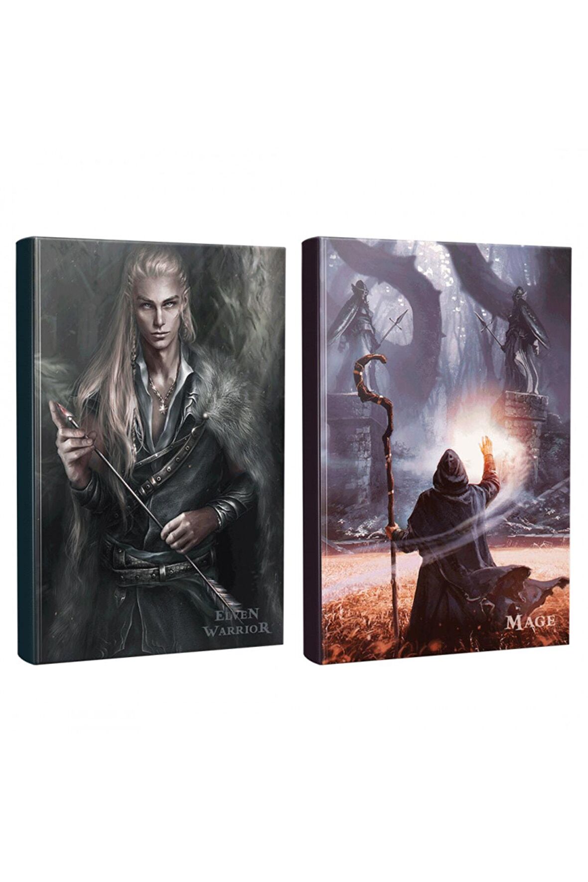 Ikili Fantastik Defter Seti - Elven Warrior - Mage