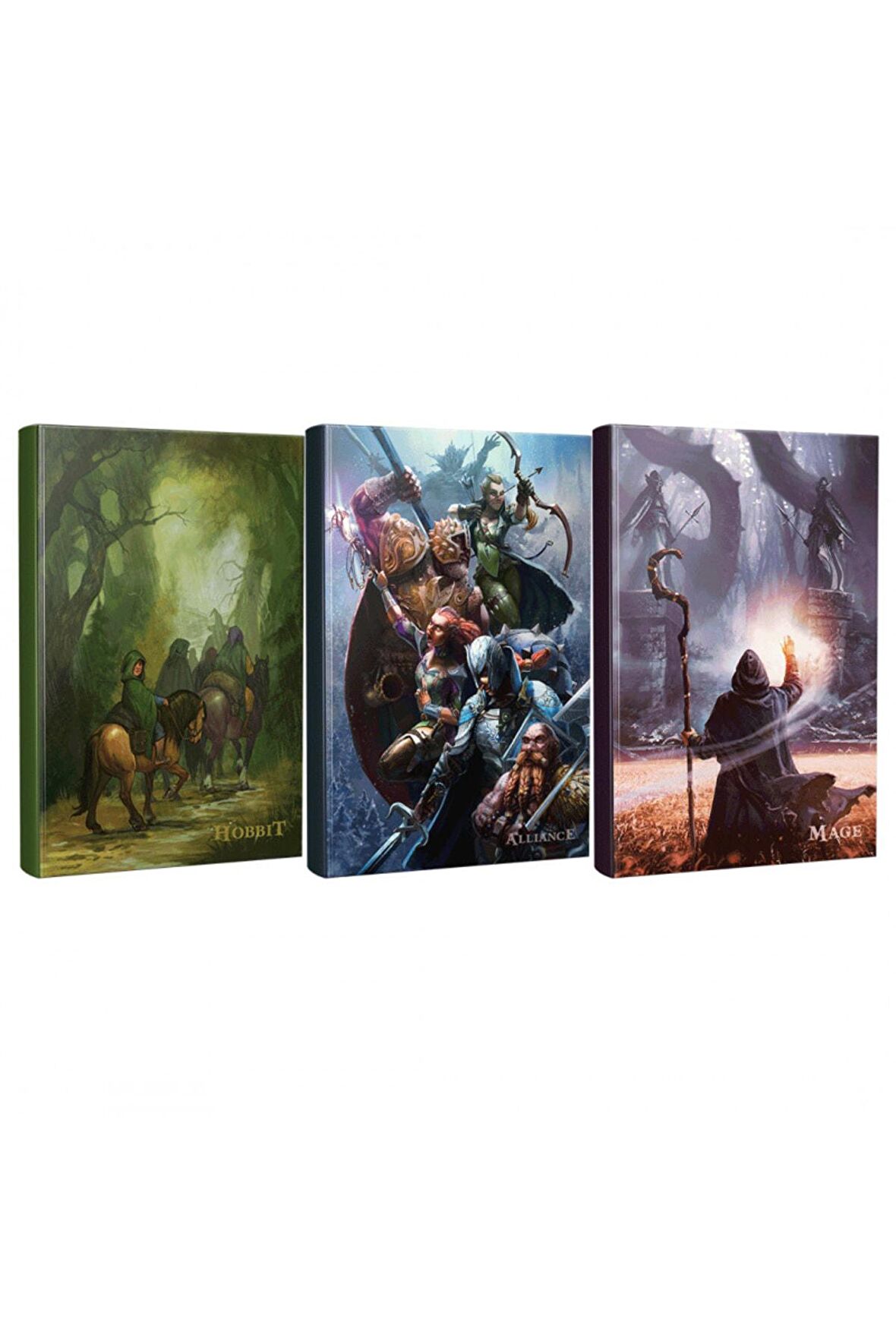 Üçlü Fantastik Defter Seti - Mage - Alliance - Hobbit