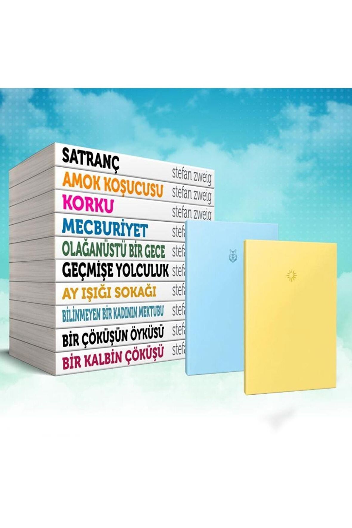 Stefan Zweig 10 Kitap Ve Ikili C?izgisiz Defter
