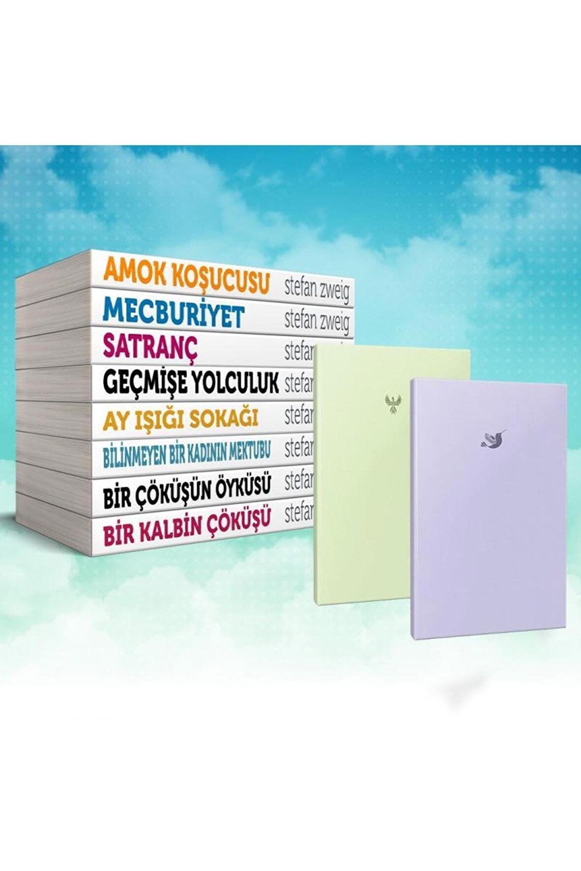 Stefan Zweig 8 Kitap Ve Ikili C?izgisiz Defter
